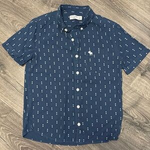 Abercrombie Boys Short Sleeve Button Up Size 9/10